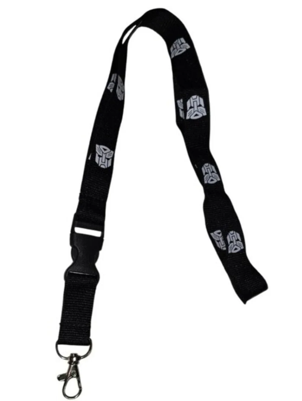 #06 Triple-Color Key Lanyard Set — Black, Red & White